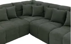 Goossens excellent hoekbank kubus groen stof - 8252752-goossens-excellent-kubus-bank-stof-groen-01 2